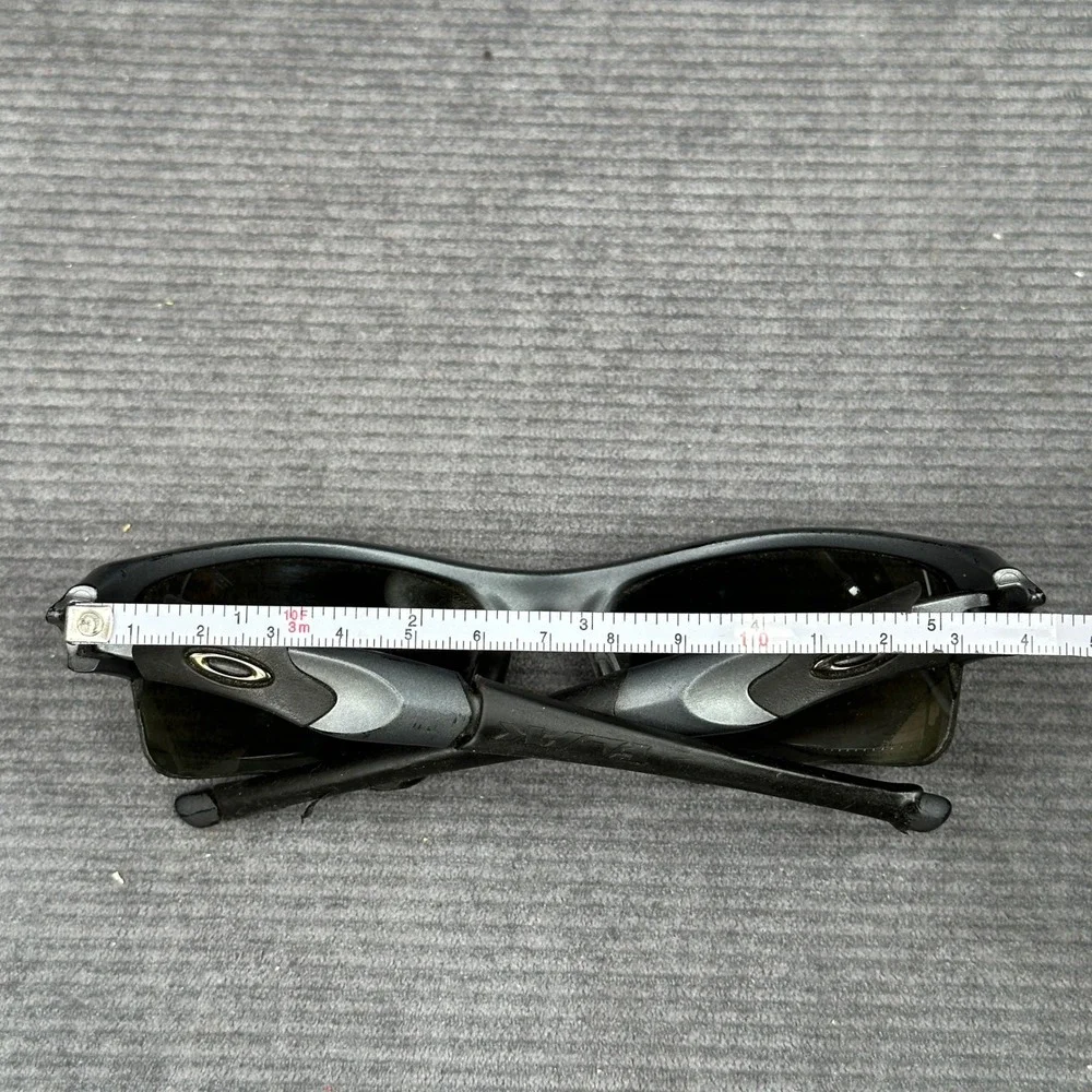 Oakley Flak Jacket XLJ Y2K Sunglasses Jet Black Iridium 13-721 Made in USA Sport